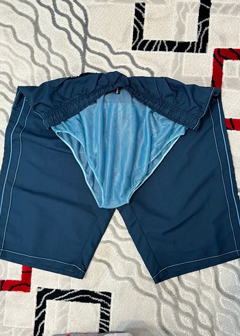 Mavi Lastikli Spor Erkek Şort - Görsel 3