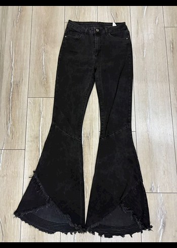 İspanyol Paça Kot Pantolon - Görsel 2