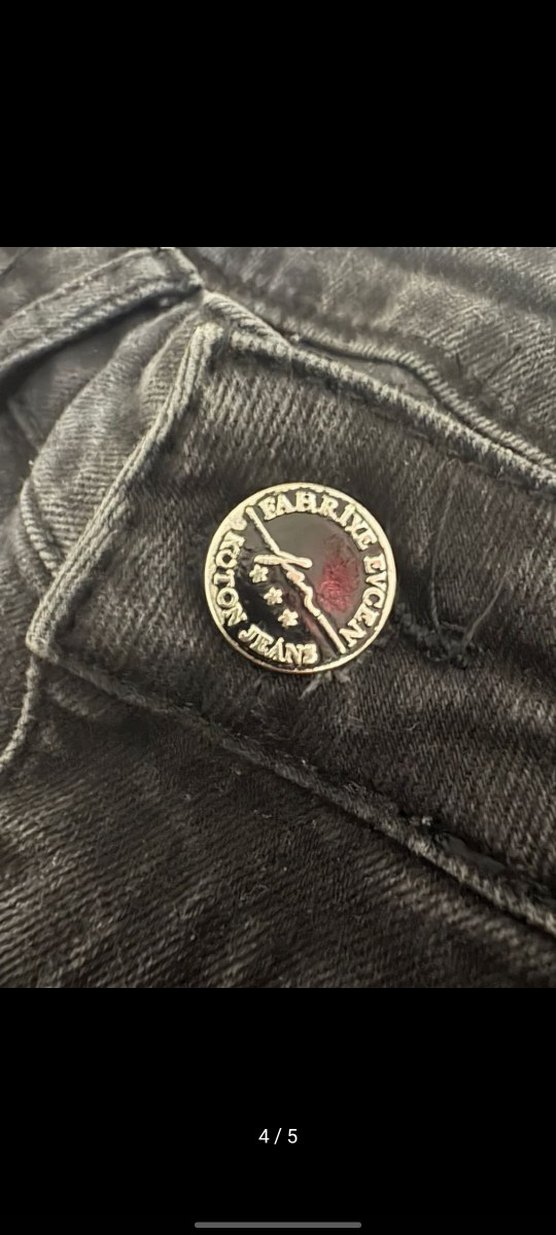 İspanyol Paça Kot Pantolon - Görsel 3