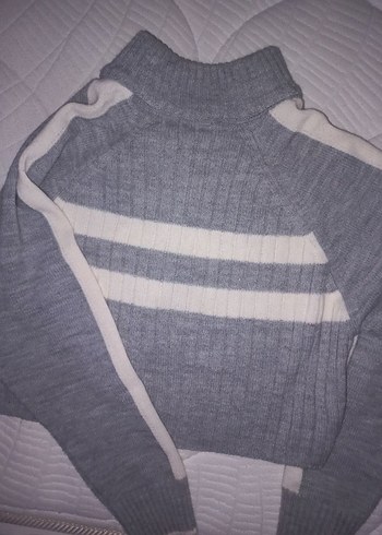 Koton Yarı Fermuarlı Crop Hırka - Görsel 2