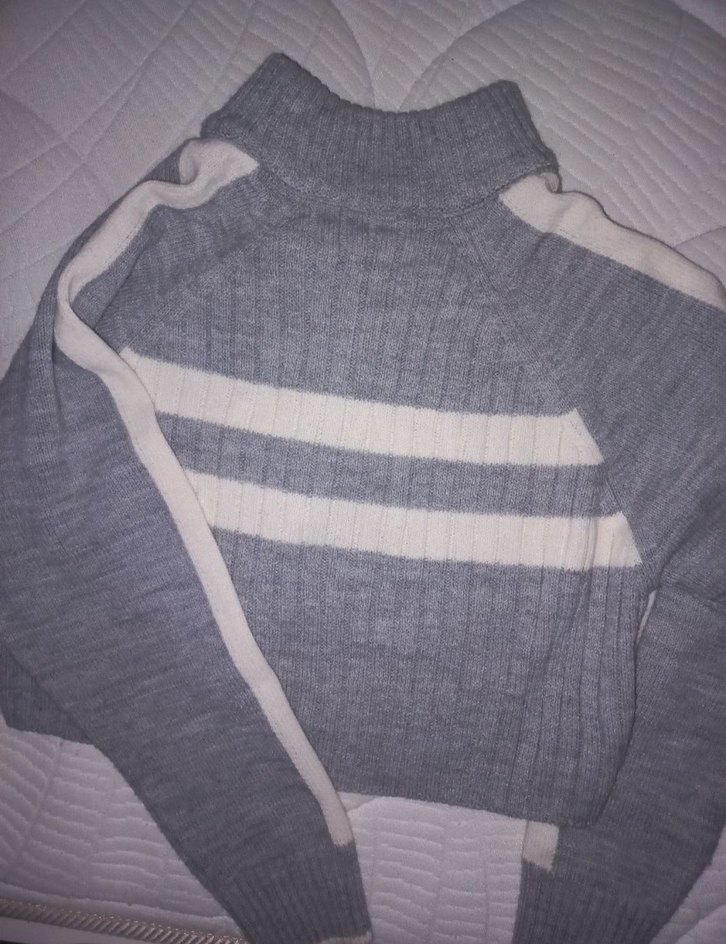 Koton Yarı Fermuarlı Crop Hırka - Görsel 2