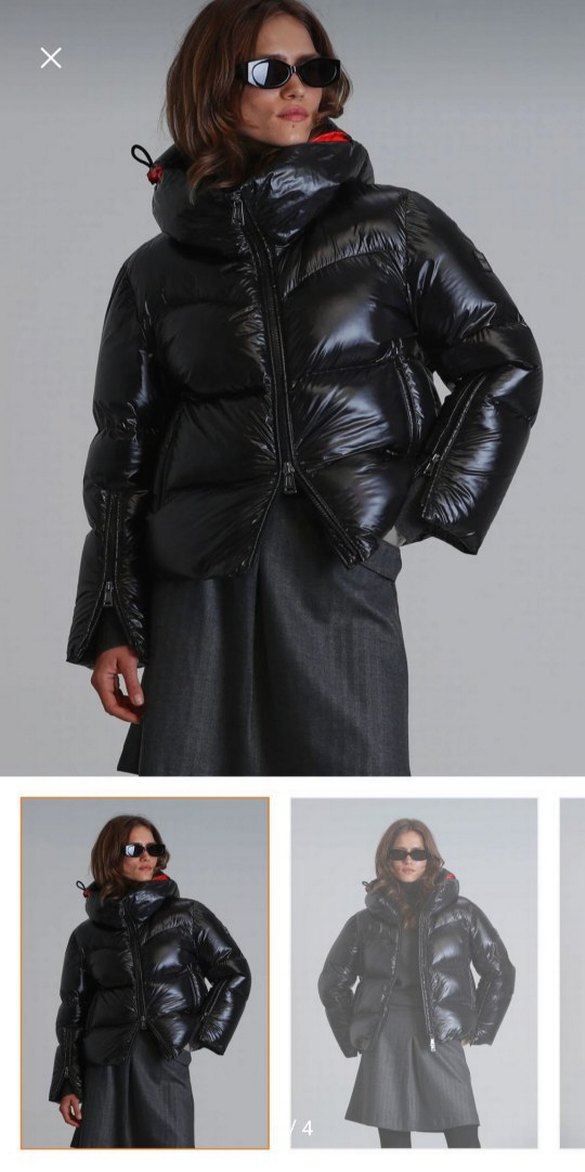 Lufian Shay Kaz Tüyü Mont - Görsel 3