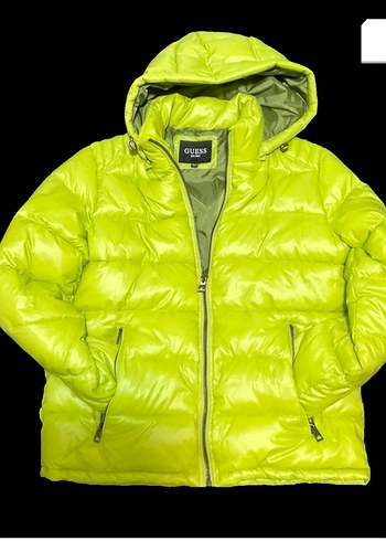 Parlak Yeşil Kışlık Mont - Görsel 3