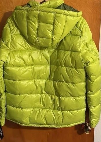 Parlak Yeşil Kışlık Mont - Görsel 2