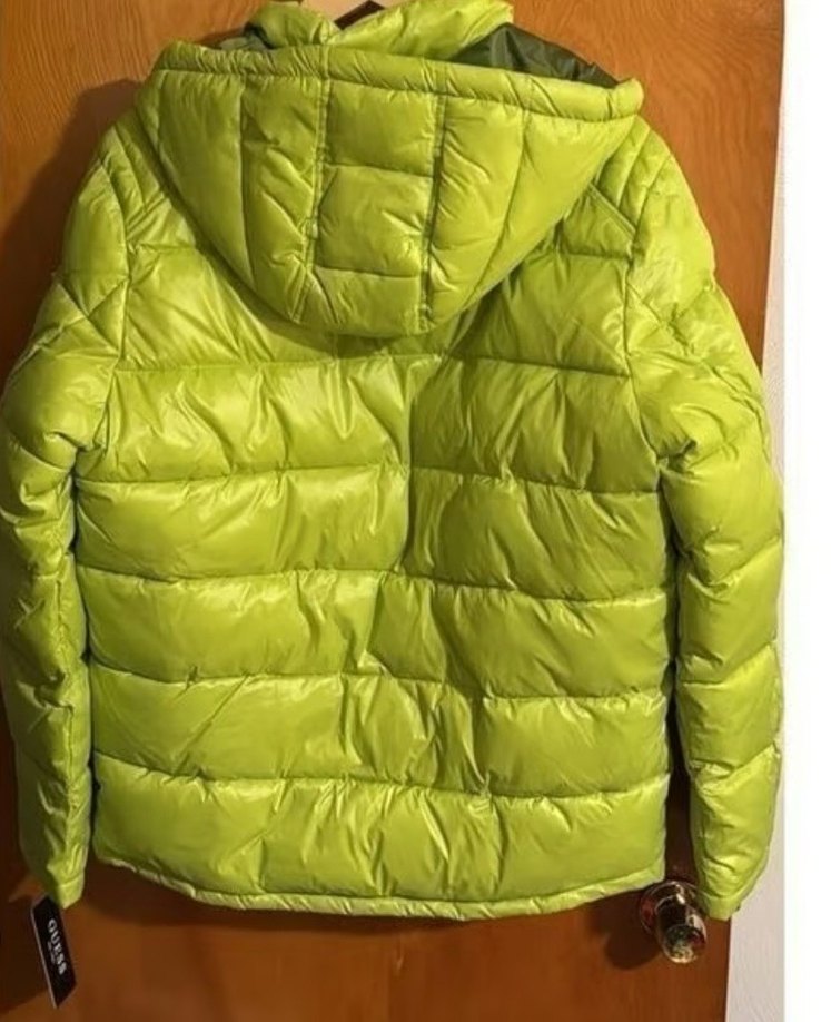 Parlak Yeşil Kışlık Mont - Görsel 2