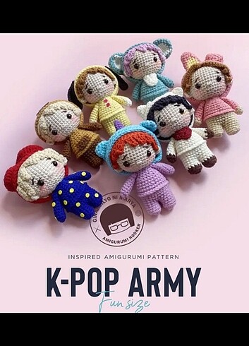 BTS BT21 AMİGURUMİ BEBEK