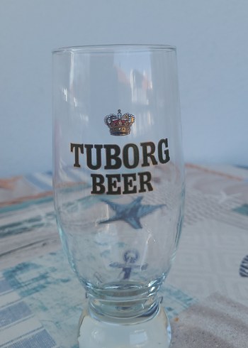 Paşabahçe Yeşil Tuborg Beer Logolu 3'lü Bira Bardağı Seti