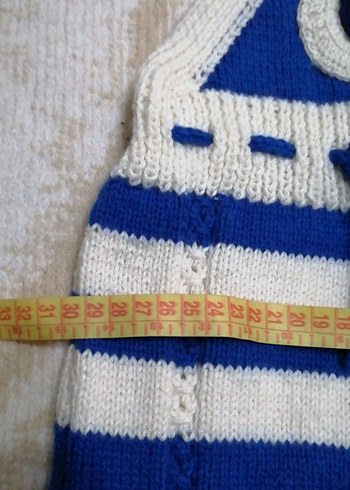 Erkek Çocuk Mavi Triko Tulum - Görsel 7