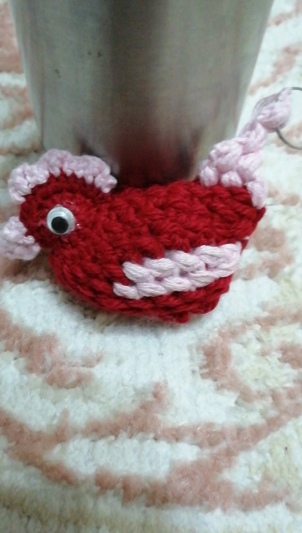 Nakışlı Renkli Kırmızı Fırın Eldiveni - Görsel 2