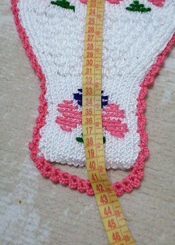 Çiçek Desenli Çok Renkli Lif - Görsel 3