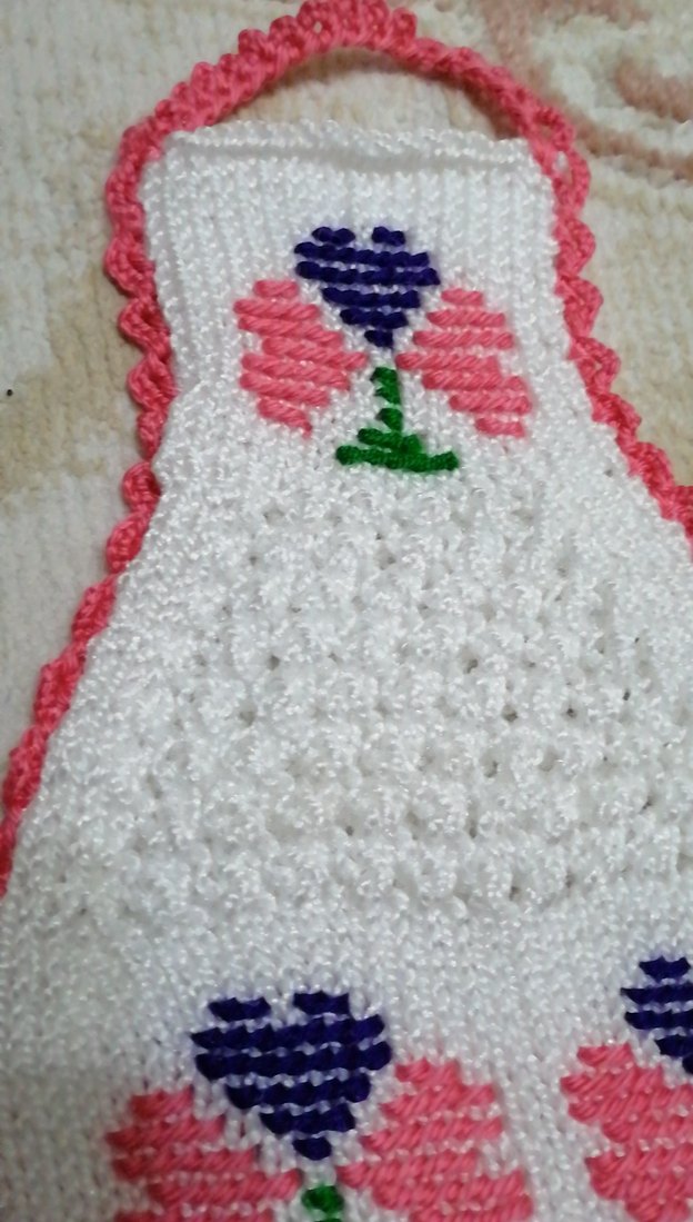 Çiçek Desenli Çok Renkli Lif - Görsel 2