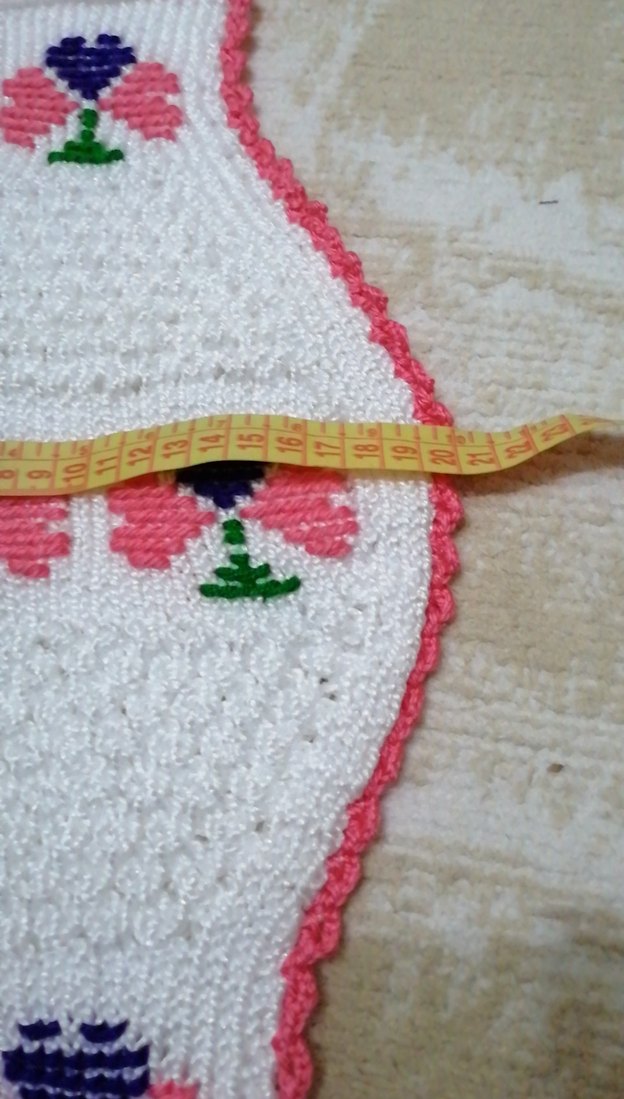 Çiçek Desenli Çok Renkli Lif - Görsel 4