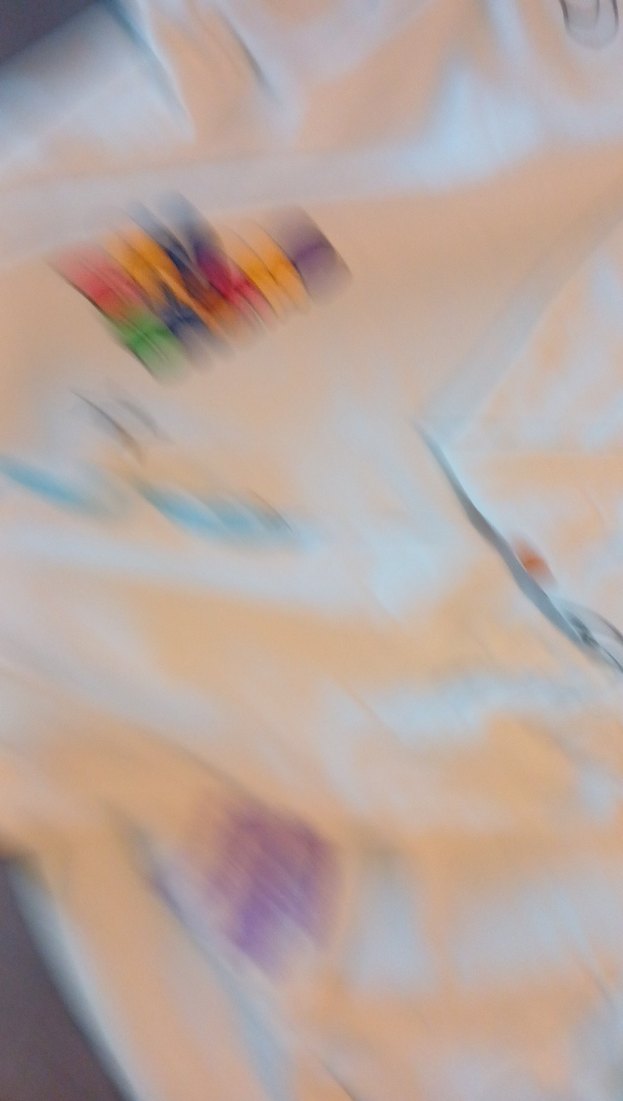 Beyaz Baskılı  Tişörtü, Uzun Kollu, Pamuk - Görsel 2