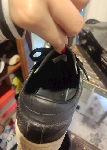 Siyah Bağcıklı Kadın Spor Ayakkabı - Görsel 5