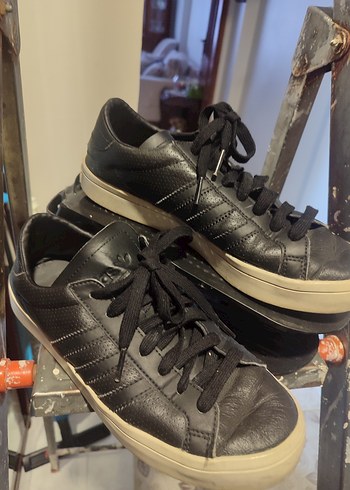 Siyah Bağcıklı Kadın Spor Ayakkabı - Görsel 3