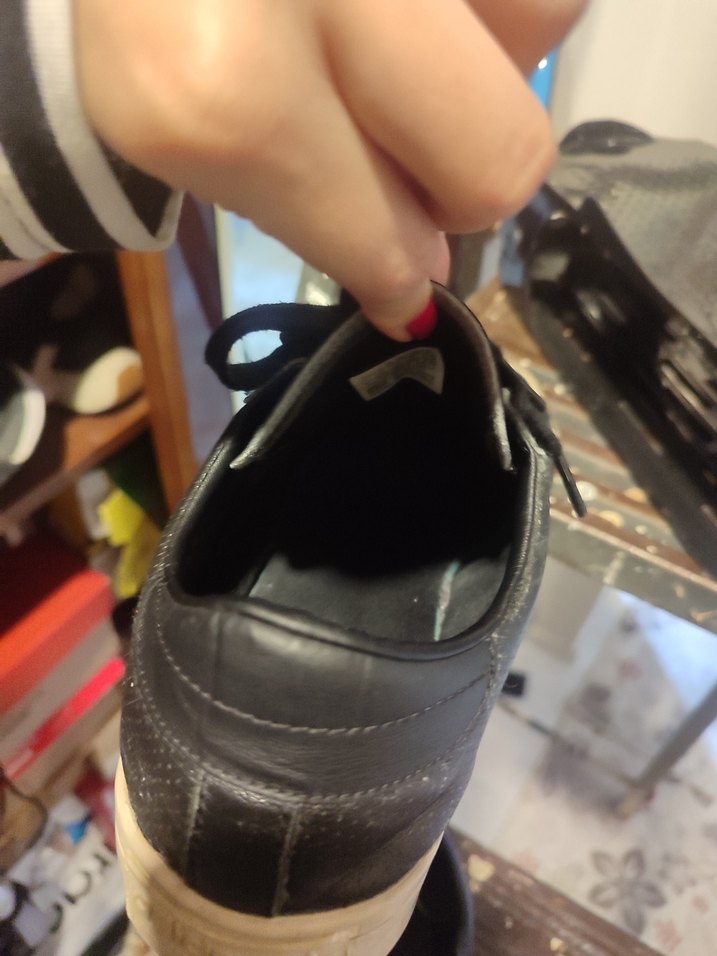 Siyah Bağcıklı Kadın Spor Ayakkabı - Görsel 5