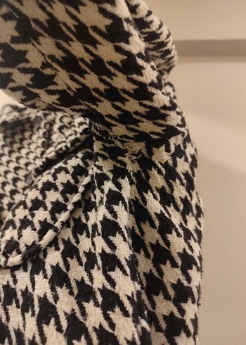 Gri Ekose Desenli Uzun Kollu Kadın Gömlek - Görsel 5