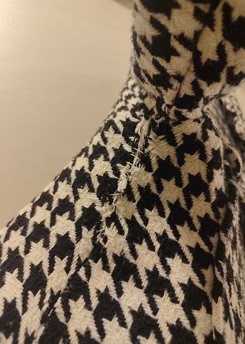 Gri Ekose Desenli Uzun Kollu Kadın Gömlek - Görsel 4