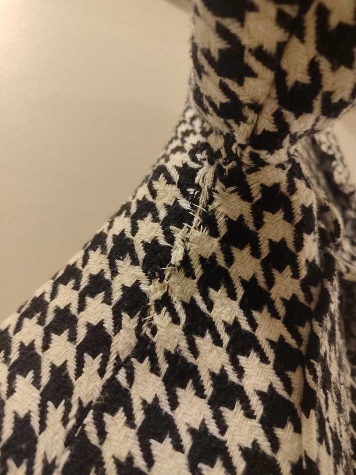 Gri Ekose Desenli Uzun Kollu Kadın Gömlek - Görsel 4