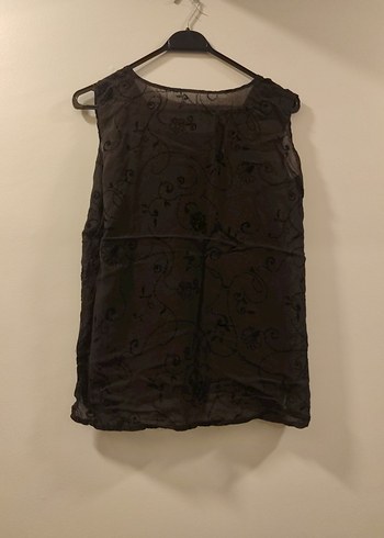 kahverengi bluz - Görsel 3