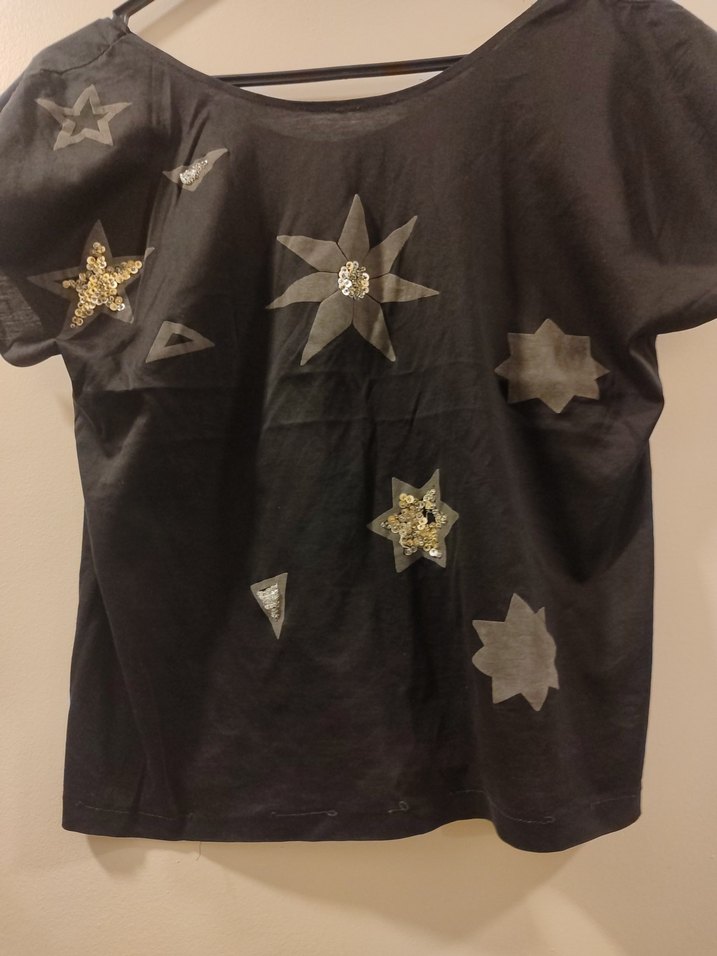 Siyah Kadın Tişört - Görsel 4