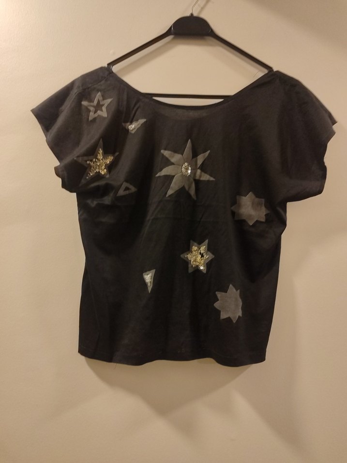 Siyah Kadın Tişört - Görsel 2