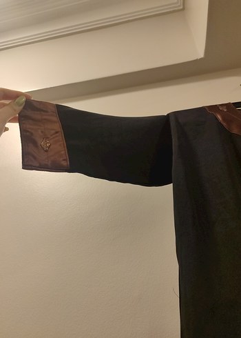 Saten Detaylı Siyah Kadın Tunik - Görsel 3