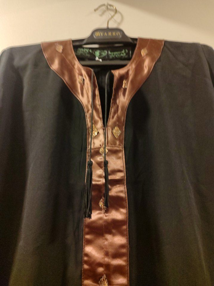 Saten Detaylı Siyah Kadın Tunik - Görsel 5