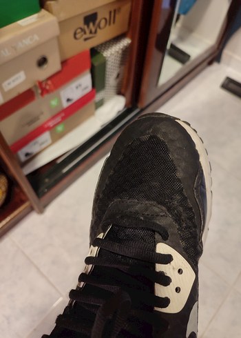37,5 Beden siyah Renk Nike Air Max siyah Kadın Spor Ayakkabı