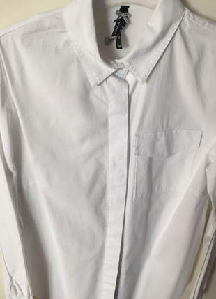 36 Beden beyaz Renk Beyaz Gömlek