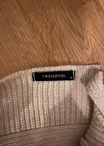 Trendyol & Milla Bej Triko Bohem Kadın Süveter