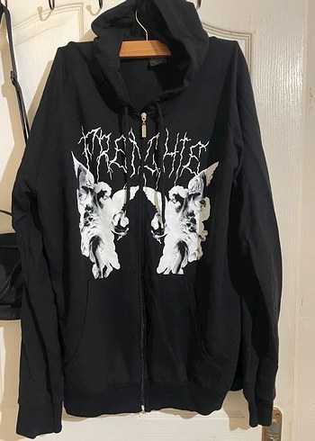 Köstebek Fermuarlı Kapüşonlu Sweatshirt Hırka