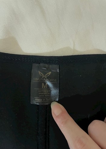 m Beden siyah Renk Yamuna Siyah Latex korse
