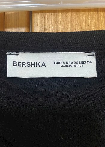 Bershka Siyah Yırtmaç Detaylı Büzgülü Drapeli Kadın Bohem Etek Bershka