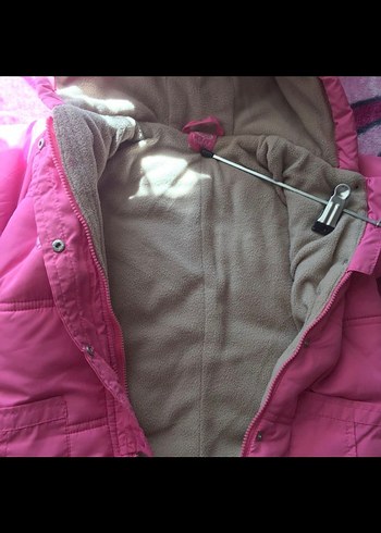 Pembe Kız Bebek Kapüşonlu Tulum - Görsel 5