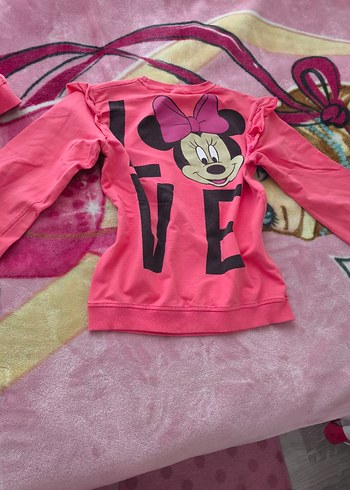 Kız Çocuk Pembe Minnie Baskılı Eşofman Takımı - Görsel 6