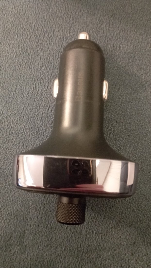 Baseus S-09 Bluetooth FM Transmitter Araç Kiti USB Şarjlı - Görsel 3