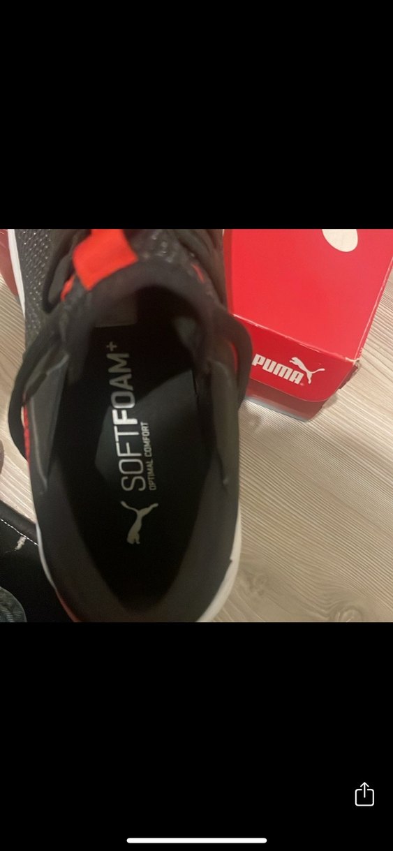 Kırmızı Siyah Puma Erkek Spor Ayakkabı - Görsel 3
