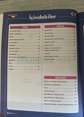 Apotemi TYT Fen Bilimleri Konu Özeti