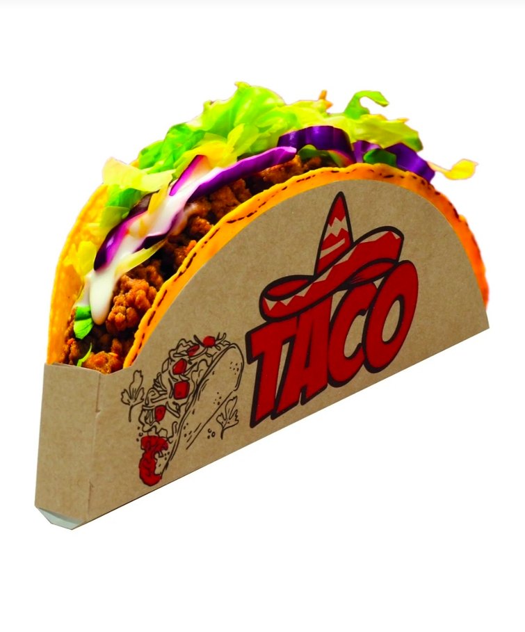 taco tutucu stand baskılı 300 adet - Görsel 2