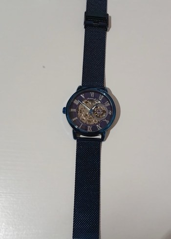 Otomatik Mavi Klasik Biker Erkek Kol Saati - Görsel 2