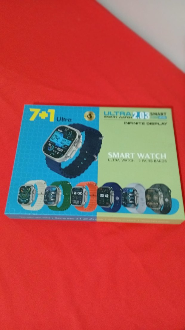 Renkli Kayışlı Ultra 2.03 Akıllı Saat - Görsel 2