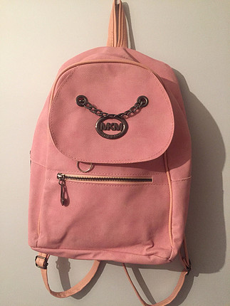 Michael Kors Toz pembe sırt çantası