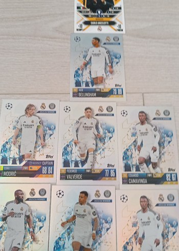 Beden Real Madrid Futbolcu Kartları Seti