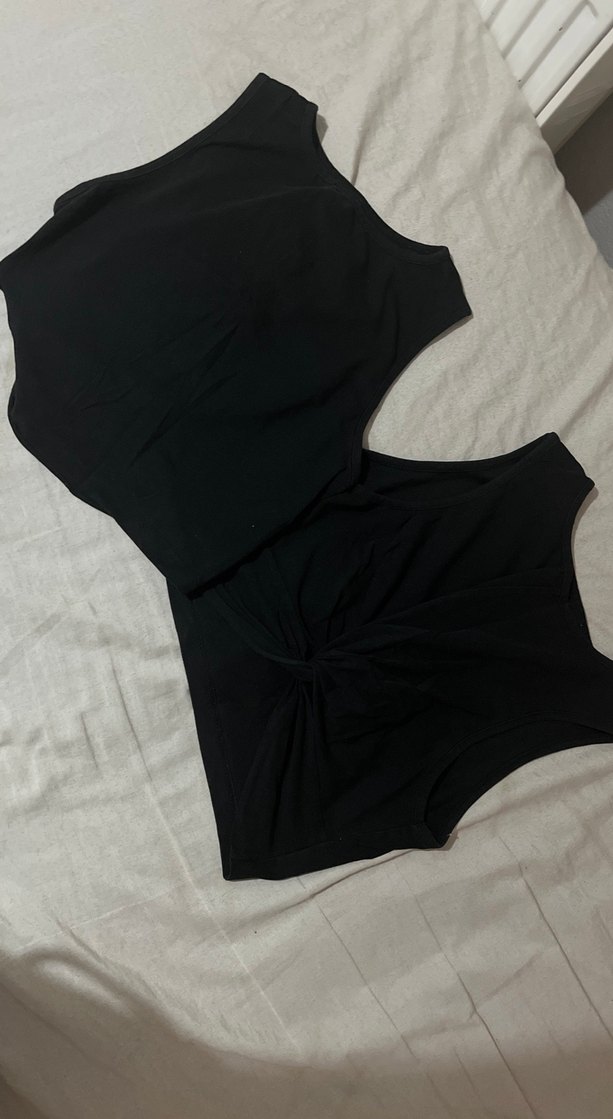 Siyah crop - Görsel 2