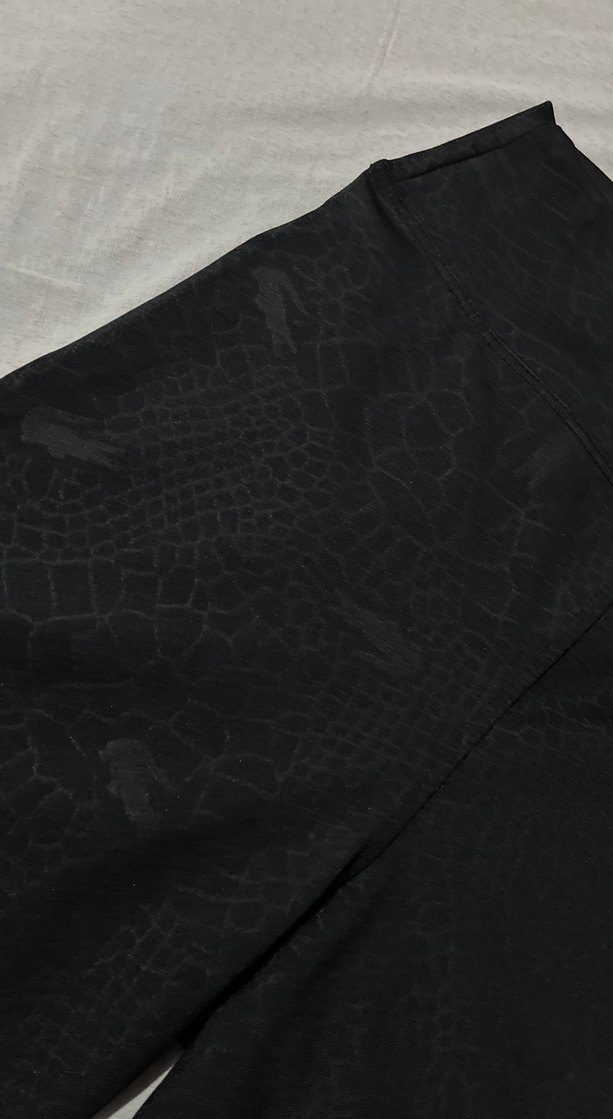 Siyah Midi Şort - Görsel 2