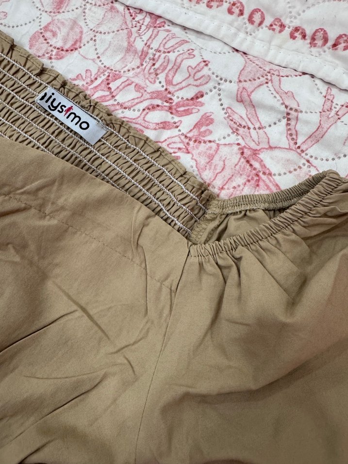 omzu açık bluz crop uzun kollu - Görsel 3