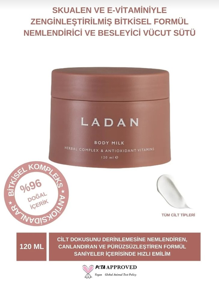 LADAN Vücut Sütü 120 ml vücut kremi - Görsel 2