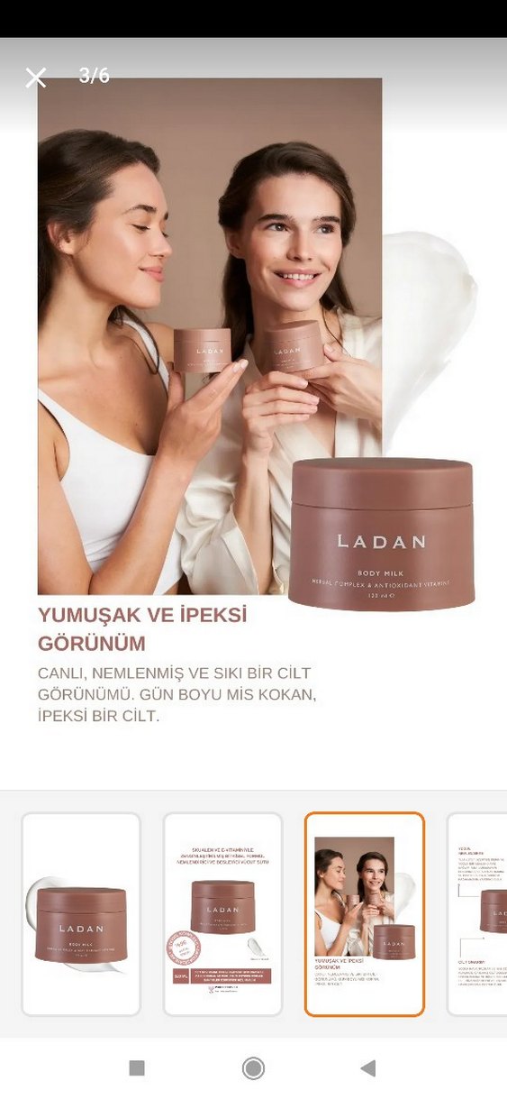 LADAN Vücut Sütü 120 ml vücut kremi - Görsel 3