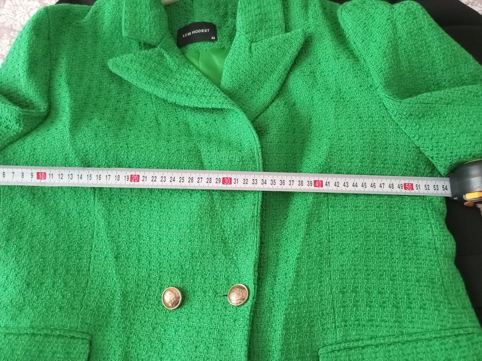 Yeşil Kadın Midi Blazer Ceket - Görsel 4